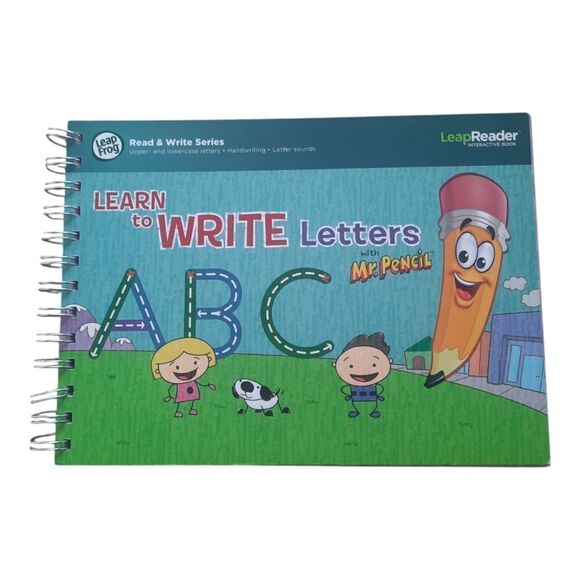 Leapfrog Leap Reader Learn to Write Letters with Mr Pencil Book - Picture 1 of 3